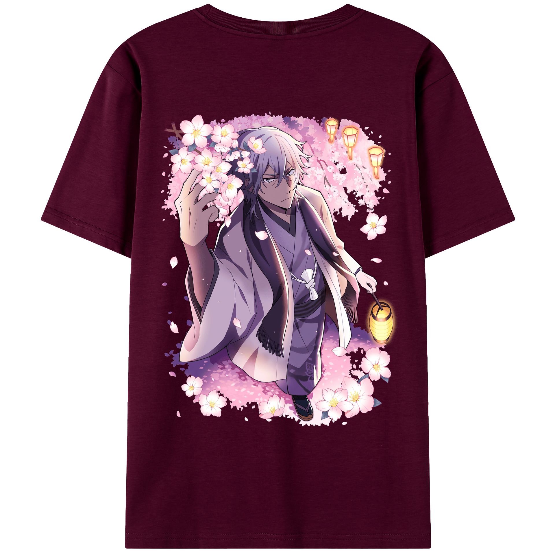 （画像用） 文豪ストレイドッグス Bungo Stray Dogs レディース半袖Tシャツ(バックプリント)